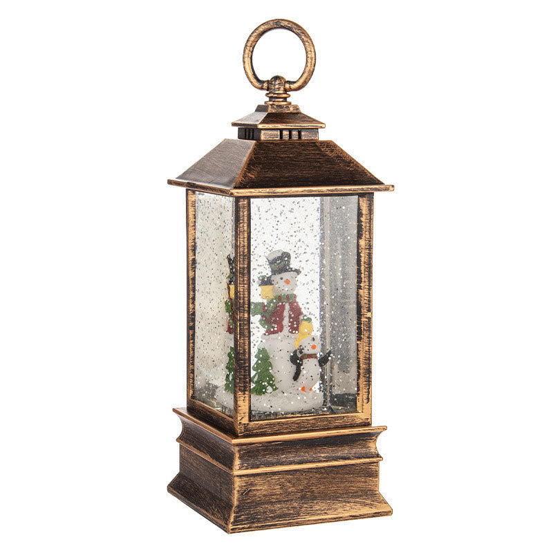 Weihnachts Musikbox Nachtlicht Wassergefüllte Spieluhr Kristallkugel Weihnachtsdeko