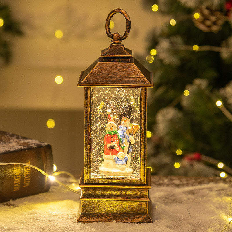 Weihnachts Musikbox Nachtlicht Wassergefüllte Spieluhr Kristallkugel Weihnachtsdeko