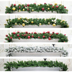 Weihnachtsgirlande Deko – Schneeflocken Samt Girlande