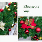 Weihnachtsgirlande Deko – Schneeflocken Samt Girlande