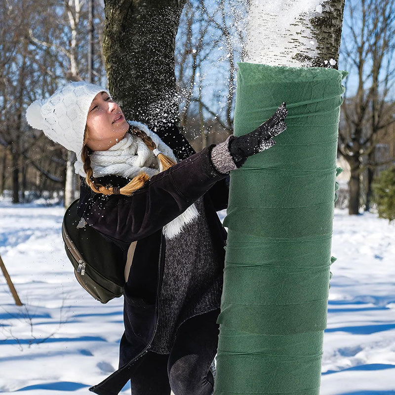 Winter Pflanzen Schutzvlies – Dickes Frostschutz Vlies für Bäume & Sträucher, UV-beständig & Kälteschutz