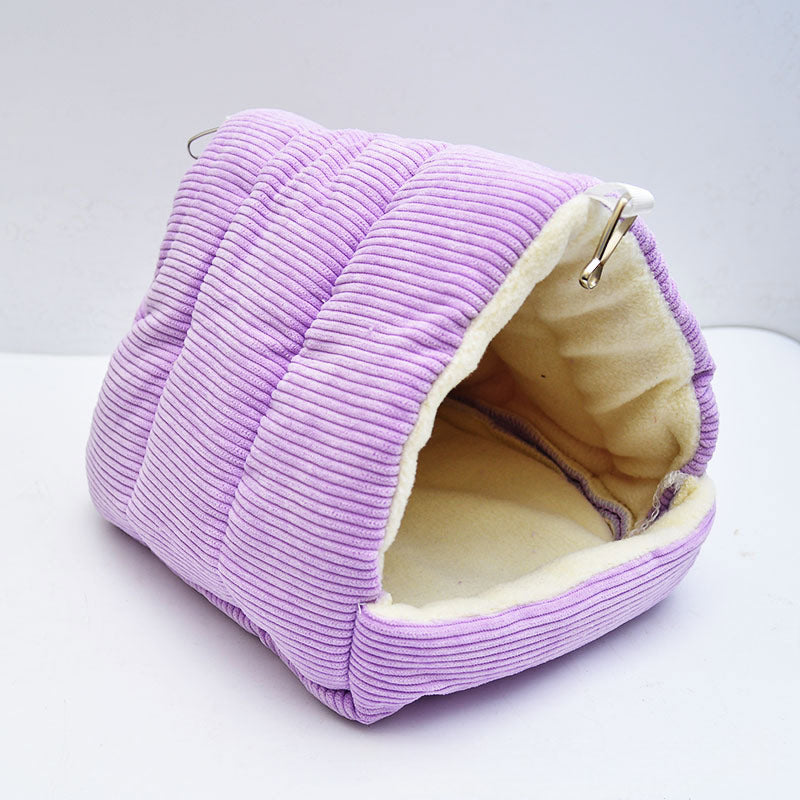 Winter Vogelbett – Dick gefütterte Papageienhöhle für Wohlige Wärme in der kalten Jahreszeit